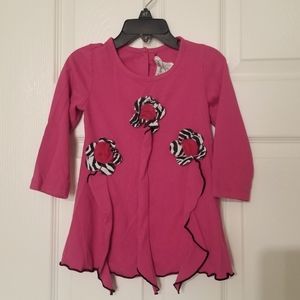 Girl's top raspberry pink